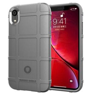 For iPhone XR Full Coverage Shockproof TPU Case(Grey)