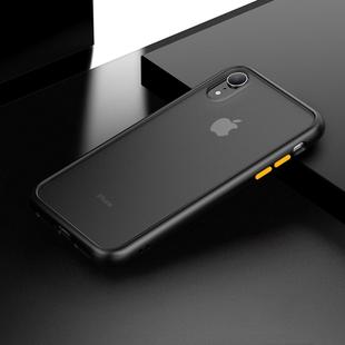 Shockproof  Frosted PC+ TPU Case for iPhone XR (Black)