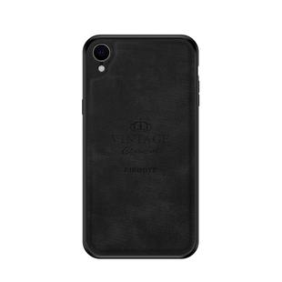 For iPhone XR PINWUYO Anti-wrestling Waterproof Full Coverage PC Case(Black)