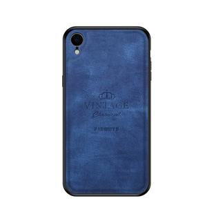 For iPhone XR PINWUYO Anti-wrestling Waterproof Full Coverage PC Case(Blue)
