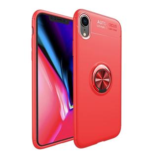 For iPhone XR Shockproof TPU Case with Holder (Red)
