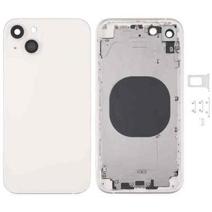 Back Housing Cover with Appearance Imitation of iP13 for iPhone XR(White)