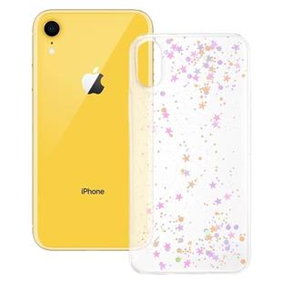 Epoxy Sky Pattern Soft Case For  iPhone XR  6.1 inch(Transparent Sequins)