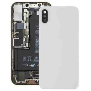 Battery Back Cover with Back Camera Bezel & Lens & Adhesive  for iPhone XS(White)