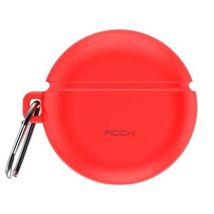 ROCK For Huawei FreeBuds 3 Silicone Wireless Bluetooth Earphone Protective Case Storage Box (Red)