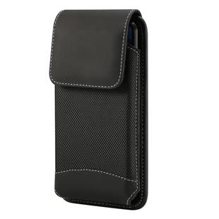 Universal Hanging Waist Oxford Cloth Case with Carabiner for 4.7-5. 2 inch Mobile Phones(Black)