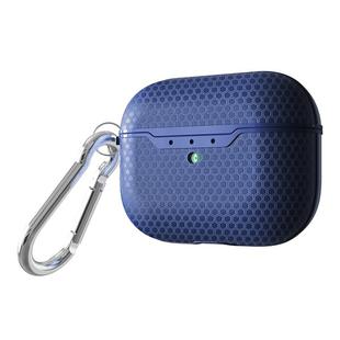 For AirPods Pro TPU Football Texture Wireless Earphone Protective Case (Blue)