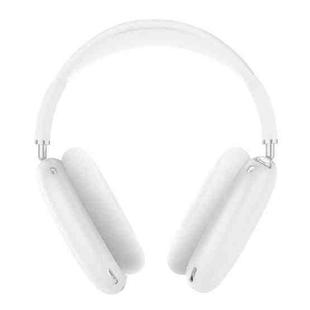 A Pair Full Coverage Anti-scratch Silicone Headphone Protective Case for AirPods Max(White)
