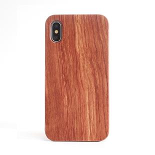 For iPhone X Shockproof TPU+ Wood Protective Case