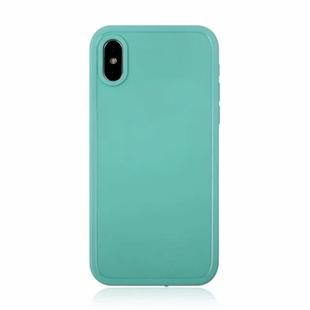Waterproof Pure Color Soft Protector Case for iPhone X / XS (Green)