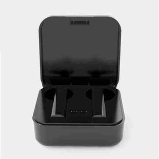 AIR2S TWS Dual Microphone Voice Noise Cancelling Touch Bluetooth Earphone with Charging Box, Support Light Display & Call & Voice Assistant & NFC(Black)