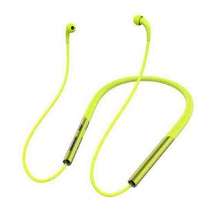 Neck-mounted Air Conduction Bluetooth Earphone with Magnetic Buckle, Support Call Vibration & Hands-free Calling & Battery Display & Multi-point Connection(Yellow)
