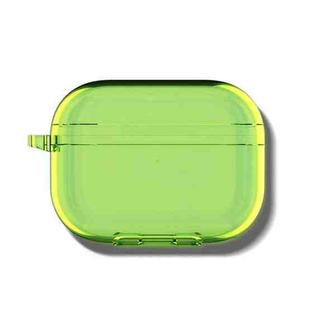 Wireless Earphones Shockproof Liquid Silicone Protective Case for Apple AirPods3(Green)