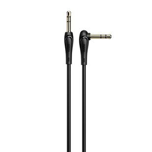 hoco UPA14 3.5mm Plug AUX Audio Cable, Length: 1m(Black)