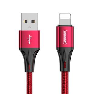JOYROOM S-1030N1 N1 Series 1m 3A USB to 8 Pin Data Sync Charge Cable for iPhone, iPad (Red)