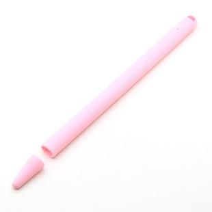 Stylus Pen Silica Gel Shockproof Protective Case for Apple Pencil 2 (Pink)