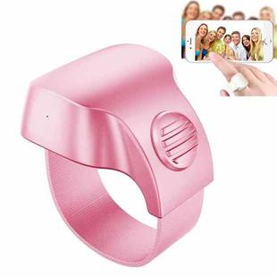 EPSK-010 Bluetooth 5.1 Phone Camera Controller Selfie Remote Control Ring(Pink)