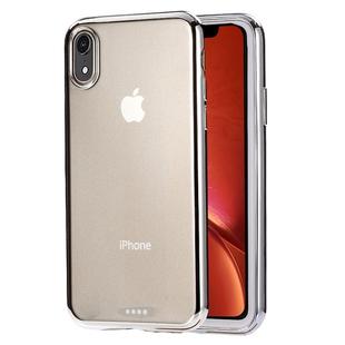 For iPhone XR Ultra-thin Electroplating TPU Protective Case(Silver)