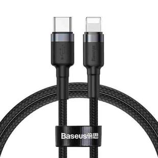 Baseus Cafule Series PD18W Type-C to 8 Pin Cable, Length: 1m (Black Grey)
