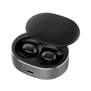 B20 Mini Portable In-ear Noise Cancelling Bluetooth V5.0 Stereo Earphone with 360 Degrees Rotation Charging Box(Black)