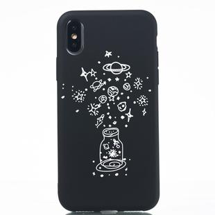 Wishing Bottle Painted Pattern Soft TPU Case for iPhone XS / X