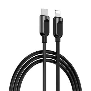 JOYROOM S-M412 PD Fast Charging 8 Pin to USB-C / Type-C Data Cable for iPhone, iPad, Length: 1m(Black)