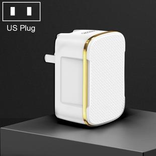 JOYROOM L-2AQ30S Yizhi Series 30W Three Ports Travel Charger Wall Charger Adapter(US Plug)