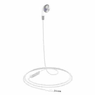 hoco M61 1.2m Nice Tone Single Ear Universal Wired Earphones with Mic (White)