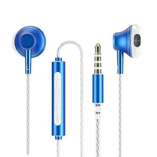 JOYROOM JR-E208 Metal Flat Wired In Ear Earphone (Blue)