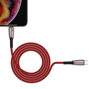 JOYROOM S-M417 Roma Series PD Fast Charging Cable 8 Pin to USB-C / Type-C Weave Data Cable, Length: 1.2m (Red)