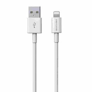 WK WDC-117 3A 8 Pin Fast Charging Charging Cable, Length: 1.2m (White)