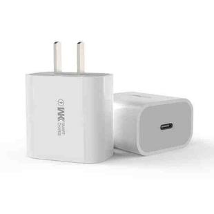 WK WP-U111 20W PD Fast Charging Travel Charger Power Adapter, CN Plug(White)