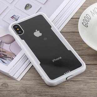 For iPhone X / XS Acrylic + TPU Shockproof Case(White)
