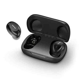 ipipoo T20 IPX4 Waterproof Bluetooth 5.0 Touch Wireless Bluetooth Earphone with Charging Box, Support Call & Siri (Black)