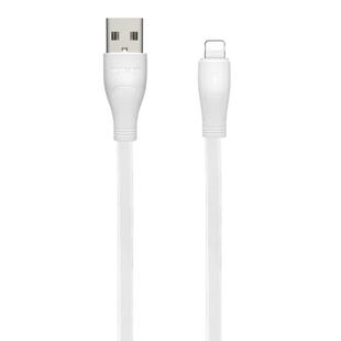 WK WDC-097 1m 2.4A Output Speed Pro Series USB to 8 Pin Data Sync Charging Cable (White)