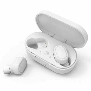 TWS-M1 TWS Bluetooth Earphone with Magnetic Charging Box, Support Memory Connection & Call & Battery Display Function(White)