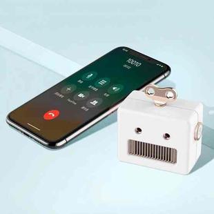 3life-307 3W 5V Mini Robot Retro Wireless Bluetooth Speaker (White)