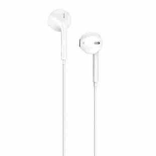 hoco M55 HIFI Sound Wired Control Earphone with Microphone (White)