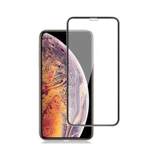 For iPhone XS / X mocolo 0.33mm 9H 3D Round Edge Tempered Glass Film (Black)