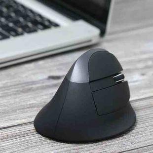 DELUX M618 Mini 2.4G Wireless 2400DPI USB Rechargeable Ergonomic Vertical Mouse(Grey)