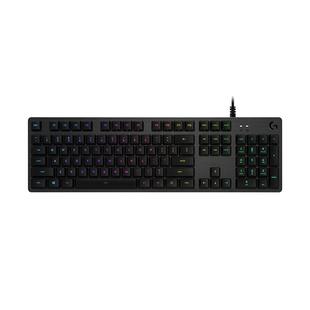 Logitech G512 RGB T-axis Mechanical Wired Gaming Keyboard, Length: 1.8m (Black)