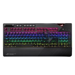 ASUS Strix Flare RGB Backlight Wired Mechanical Black Switch Gaming Keyboard with Detachable Wrist Rest