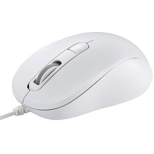 ASUS MU1010C Portable Household Office Mute Gaming Wired Mouse (White)