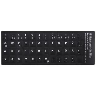 German Learning Keyboard Layout Sticker for Laptop / Desktop Computer Keyboard