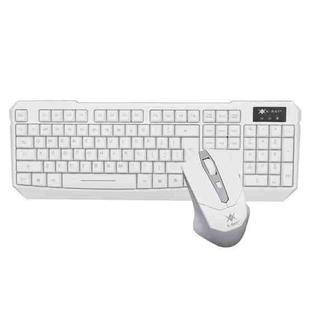 K-RAY KM350 2.4GHz Waterproof Intelligent Power Saving Keyboard Mouse Set(White)