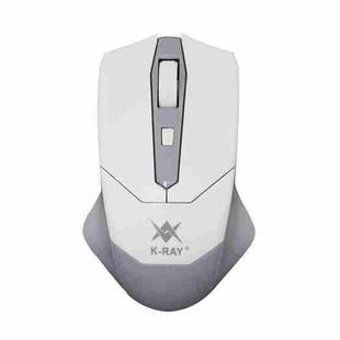 K-RAY M310 3D Non-slip Three Gear DPI Adjustable USB Wireless Mouse(White)