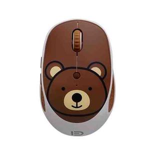 FOETOR E580 Wireless 2.4G Mouse Battery Version(Coffee Bear)