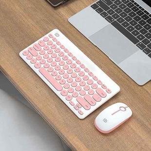 FOETOR ik6620 Wireless 2.4G Mouse and Keyboard Set(Pink)