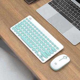 FOETOR ik6620 Wireless 2.4G Mouse and Keyboard Set(Green)