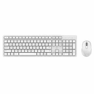 FOETOR EK783 Wireless Keyboard and Mouse Set (White)